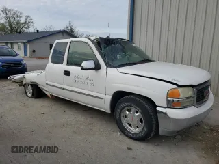 1999 GMC New Sierra 1500 SLE with VIN 2GTEC19T3X1501835, listed as a Copart auction lot 47830615 with 155,335 mi miles and Salvage Title. Bid and sale history available at carsss.com. Image 4.