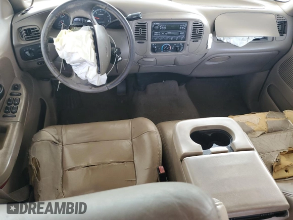 2001 Ford F-150 XLT with VIN 1FTRW07L11KB49920, listed as a Copart auction lot 62122775 with 227,175 mi miles and Salvage title. Bid and sale history available at DreamBid. Image 8.