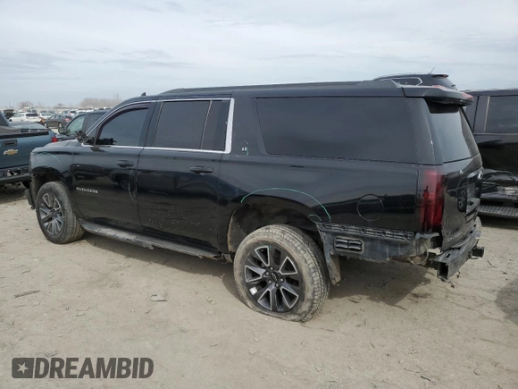 2017 Chevrolet Suburban LT with VIN 1GNSKHKC3HR136002, listed as a Copart auction lot 47672755 with 160,322 mi miles and Salvage Title. Bid and sale history available at carsss.com. Image 2.