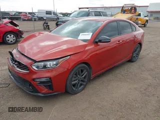 2020 Kia Forte GT-Line with VIN 3KPF34AD9LE255459, listed as a IAAI auction lot 40888407 with 77,679 mi miles. Bid and sale history available at carsss.com. Image 17.