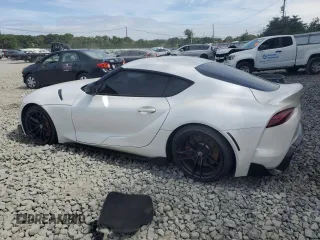2020 Toyota GR Supra 3.0 with VIN WZ1DB4C06LW025616, listed as a Copart auction lot 72152934 with 0 mi miles and Salvage Title. Bid and sale history available at carsss.com. Image 2.