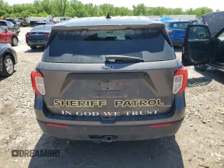 2020 Ford Police Interceptor Utility z VIN 1FM5K8AB9LGA19930, wystawiony jako Copart lot #55056095 z przebiegiem Nie podano mil oraz Szkoda całkowita • Salvage title. Historia ofert i sprzedaży dostępna na DreamBid. Obrazek 6.