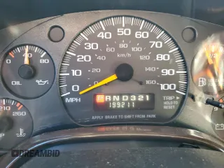 2002 GMC Savana with VIN 1GDFG15RX21192913, listed as a Copart auction lot 75942664 with 199,211 mi miles and Clean Title. Bid and sale history available at carsss.com. Image 9.