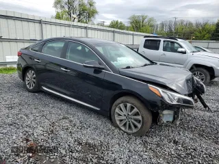 2017 Hyundai Sonata Sport with VIN 5NPE34AF5HH509992, listed as a Copart auction lot 56117115 with Not Provided miles and Salvage Title. Bid and sale history available at DreamBid. Image 4.