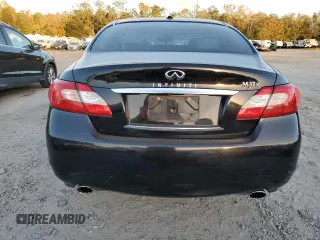 2011 Infiniti M37 with VIN JN1BY1ARXBM375154, listed as a Copart auction lot 77981324 with 124,931 mi miles and Salvage Title. Bid and sale history available at carsss.com. Image 6.