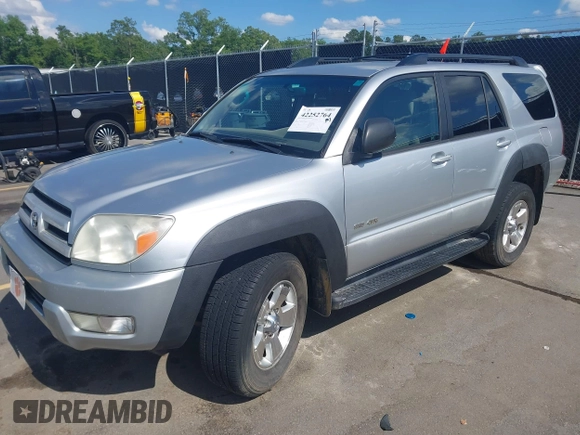 2004 Toyota 4Runner SR5 with VIN JTEBU14R840025791, listed as a IAAI auction lot 42252764 with 270,162 mi miles and . Bid and sale history available at DreamBid. Image 17.