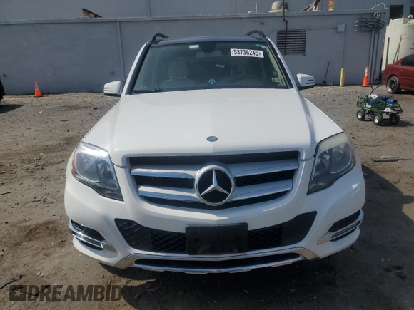 2015 Mercedes-Benz GLK 350 with VIN WDCGG8JB0FG354832, listed as a Copart auction lot 53736245 with 120,519 mi miles and Salvage Title. Bid and sale history available at DreamBid. Image 5.