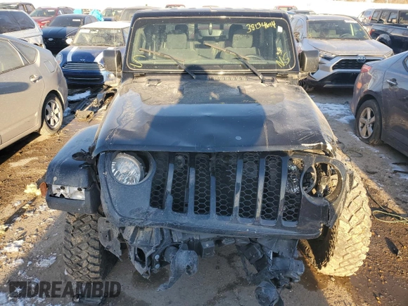 2022 Jeep Gladiator Sport S with VIN 1C6HJTAG3NL108851, listed as a Copart auction lot 38134614 with 17,017 mi miles and Salvage title. Bid and sale history available at DreamBid. Image 5.
