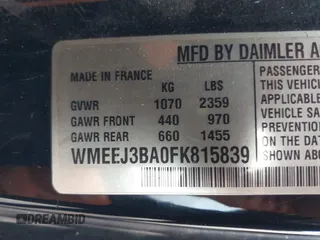 2015 Smart fortwo Passion z VIN WMEEJ3BA0FK815839, wystawiony jako IAAI lot #41443496 z przebiegiem 75 574 mil mil oraz . Historia ofert i sprzedaży dostępna na DreamBid. Obrazek 9.