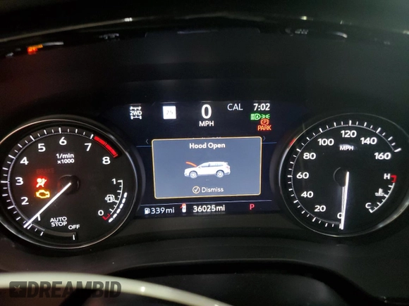2024 Cadillac XT6 AWD Premium Luxury with VIN 1GYKPDRS8RZ706118, listed as a Copart auction lot 50127425 with 36,025 mi miles and Salvage Title. Bid and sale history available at DreamBid. Image 9.