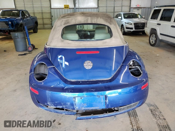 2007 Volkswagen Beetle with VIN 3VWRG31Y37M423541, listed as a Copart auction lot 56596234 with 89,874 mi miles and Salvage title. Bid and sale history available at DreamBid. Image 6.