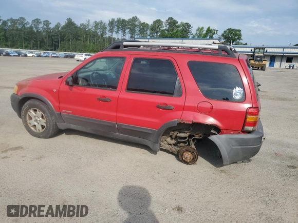 2002 Ford Escape XLT Choice with VIN 1FMYU04192KD66021, listed as a Copart auction lot 57531485 with 157,628 mi miles and Clean title. Bid and sale history available at DreamBid. Image 2.