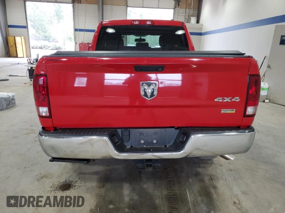 2012 Ram 1500 ST with VIN 1C6RD7FP8CS291341, listed as a Copart auction lot 51767285 with 126,341 mi miles and Salvage title. Bid and sale history available at DreamBid. Image 6.