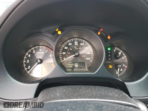 2009 Lexus GS 350 with VIN JTHCE96S390022663, listed as a Copart auction lot 53105095 with 260,044 mi miles and Salvage Title. Bid and sale history available at carsss.com. Image 9.