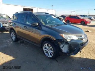 2015 Toyota RAV4 Limited with VIN 2T3YFREV9FW163244, listed as a IAAI auction lot 41599194 with 106,902 mi miles. Bid and sale history available at carsss.com. Image 1.