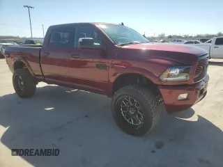 2017 Ram 2500 Laramie with VIN 3C6UR5FL3HG756880, listed as a Copart auction lot 46956125 with 121,950 mi miles and Salvage Title. Bid and sale history available at carsss.com. Image 4.