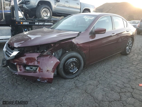2014 Honda Accord Sedan Sport with VIN 1HGCR2F59EA208611, listed as a Copart auction lot 83462094 with 159,516 mi miles and Salvage Title. Bid and sale history available at carsss.com. Image 1.