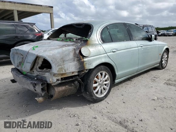2001 Jaguar S-Type with VIN SAJDA01P51GM12659, listed as a Copart auction lot 79412564 with 113,741 mi miles and Non Repairable. Bid and sale history available at DreamBid. Image 3.