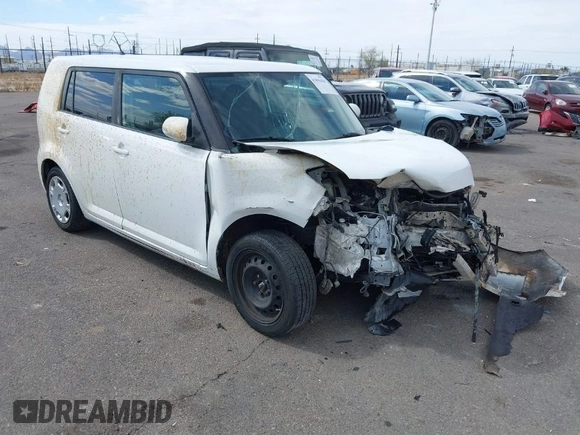 2008 Scion xB with VIN JTLKE50E281034521, listed as a IAAI auction lot 41896438 with 136,605 mi miles. Bid and sale history available at carsss.com. Image 1.