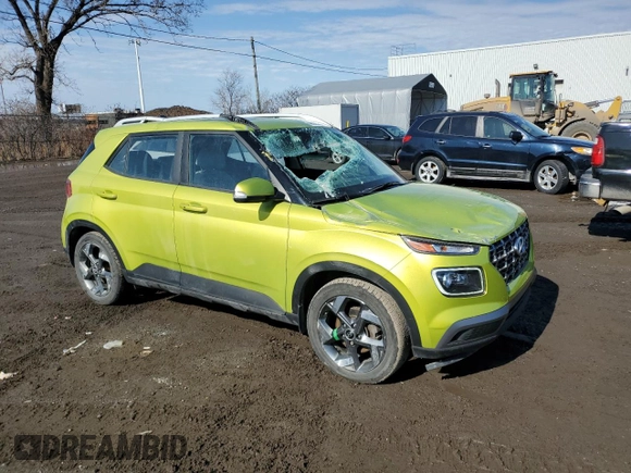 2020 Hyundai Venue SEL with VIN KMHRC8A36LU040579, listed as a Copart auction lot 48505295 with 45,249 mi miles and Salvage Title. Bid and sale history available at DreamBid. Image 4.