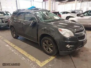2012 Chevrolet Equinox LTZ with VIN 2GNALFEK5C1323954, listed as a IAAI auction lot 41637424 with 1 mi miles. Bid and sale history available at carsss.com. Image 1.