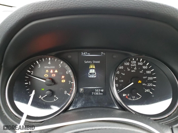 2018 Nissan Rogue Sport S with VIN JN1BJ1CP0JW191814, listed as a Copart auction lot 80900174 with 71,363 mi miles and Salvage Title. Bid and sale history available at carsss.com. Image 9.