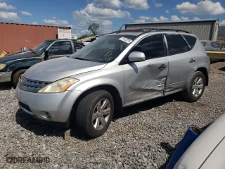 2006 Nissan Murano S with VIN JN8AZ08T86W407194, listed as a Copart auction lot 72197224 with 169,256 mi miles and Salvage Title. Bid and sale history available at carsss.com. Image 1.