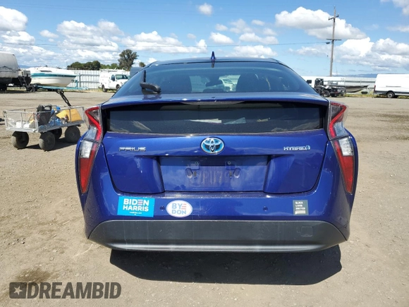 2017 Toyota Prius Two с VIN JTDKBRFU8H3562322, выставлен на аукционе Copart как лот 56758905 с пробегом 46 255 миль миль и Списание • Salvage title. История ставок и продаж доступна на DreamBid. Изображение 6.