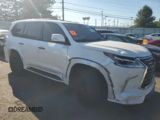2018 Lexus LX with VIN JTJHY7AXXJ4266097, listed as a Copart auction lot 74480934 with 72,244 mi miles and Salvage Title. Bid and sale history available at carsss.com. Image 4.