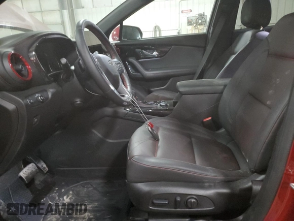 2024 Chevrolet Blazer RS with VIN 3GNKBKRS7RS149456, listed as a Copart auction lot 55678635 with 6,878 mi miles and Salvage title. Bid and sale history available at DreamBid. Image 7.