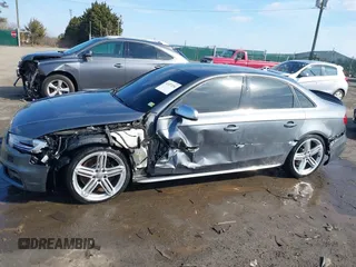 2014 Audi S4 Premium Plus with VIN WAUBGAFLXEA075296, listed as a IAAI auction lot 41527234 with 113,191 mi miles. Bid and sale history available at carsss.com. Image 6.
