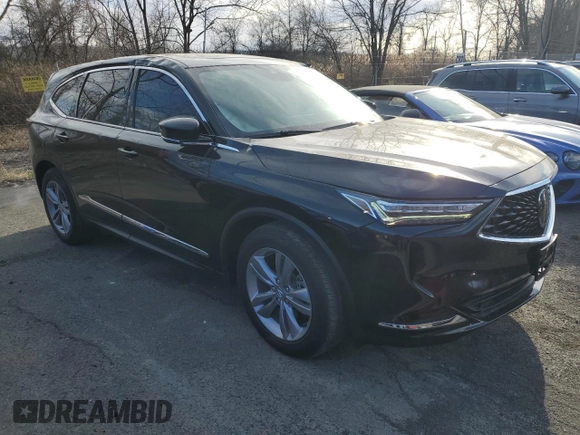 2023 Acura MDX with VIN 5J8YE1H36PL028064, listed as a Copart auction lot 51134085 with 16,587 mi miles and Salvage Title. Bid and sale history available at carsss.com. Image 4.