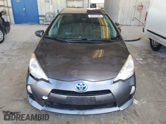 2014 Toyota Prius One with VIN JTDKDTB32E1067318, listed as a Copart auction lot 52731255 with 125,239 mi miles and Salvage Title. Bid and sale history available at DreamBid. Image 5.