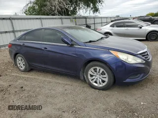 2013 Hyundai Sonata GLS with VIN 5NPEB4AC1DH593585, listed as a Copart auction lot 51829125 with 130,101 mi miles and Salvage Title. Bid and sale history available at carsss.com. Image 4.