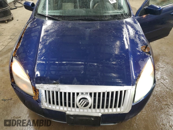 2006 Mercury Milan Premier with VIN 3MEHM08106R658929, listed as a Copart auction lot 45934655 with 124,787 mi miles and Salvage title. Bid and sale history available at DreamBid. Image 11.