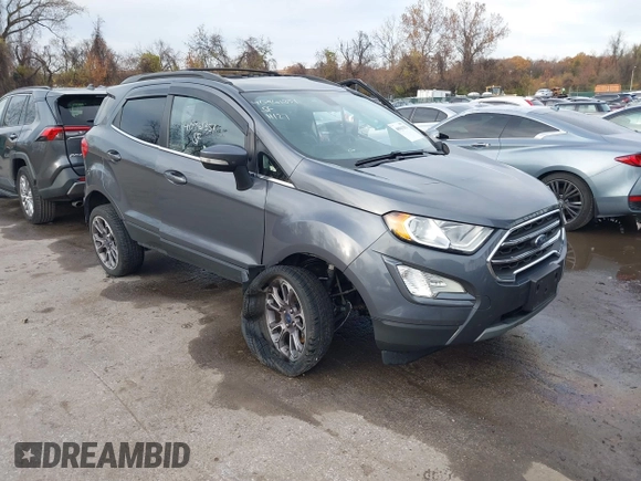 2021 Ford EcoSport Titanium z VIN MAJ6S3KL0MC403516, wystawiony jako IAAI lot #40961351 z przebiegiem 42 158 mil mil oraz . Historia ofert i sprzedaży dostępna na DreamBid. Obrazek 1.