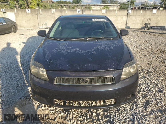 2007 Scion tC Spec with VIN JTKDE177370197342, listed as a Copart auction lot 82244514 with 143,075 mi miles and Salvage Title. Bid and sale history available at carsss.com. Image 5.