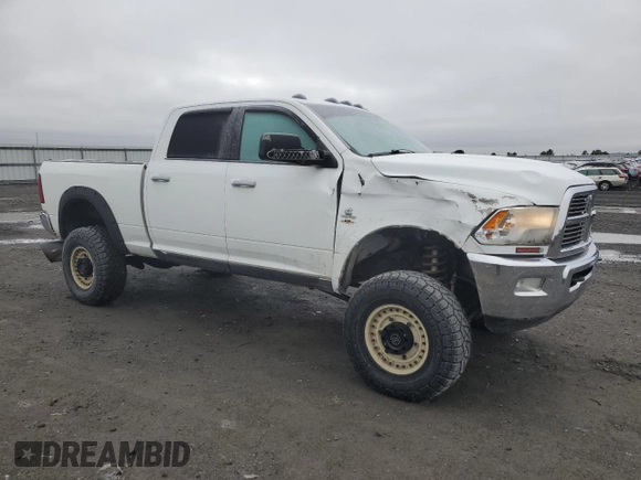 2011 Ram 2500 Big Horn with VIN 3D7UT2CLXBG628954, listed as a Copart auction lot 49484485 with 195,216 mi miles and Salvage Title. Bid and sale history available at carsss.com. Image 4.