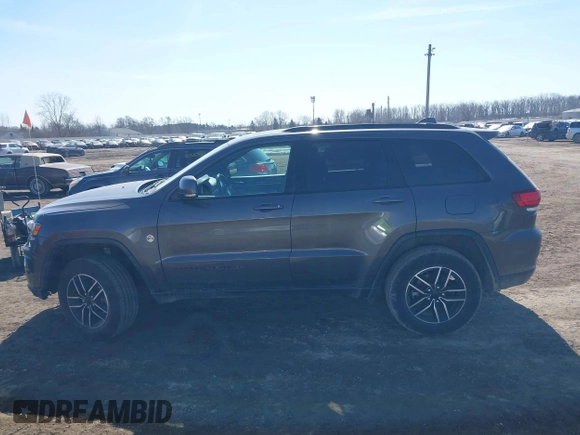 2021 Jeep Grand Cherokee Trailhawk with VIN 1C4RJFLGXMC716795, listed as a IAAI auction lot 41800596 with 38,394 mi miles. Bid and sale history available at carsss.com. Image 14.