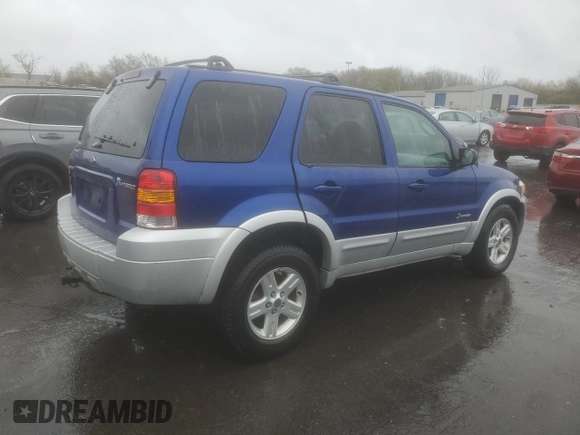 2005 Ford Escape Hybrid with VIN 1FMCU96H25KD90917, listed as a Copart auction lot 52814375 with 190,135 mi miles and Clean Title. Bid and sale history available at carsss.com. Image 3.