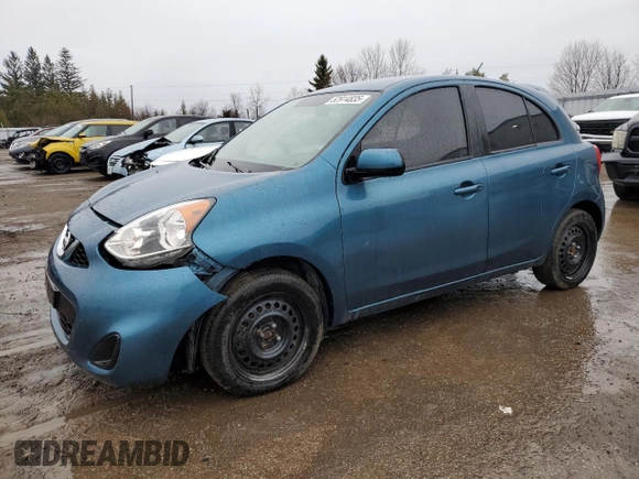 2017 Nissan Micra S with VIN 3N1CK3CP1HL241231, listed as a Copart auction lot 52914835 with 109,110 mi miles and Salvage Title. Bid and sale history available at DreamBid. Image 1.