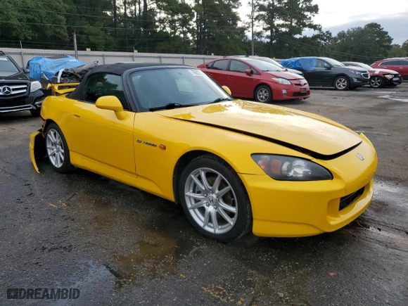 2004 Honda S2000 with VIN JHMAP21494S001069, listed as a Copart auction lot 76022724 with 96,866 mi miles and Salvage Title. Bid and sale history available at carsss.com. Image 4.