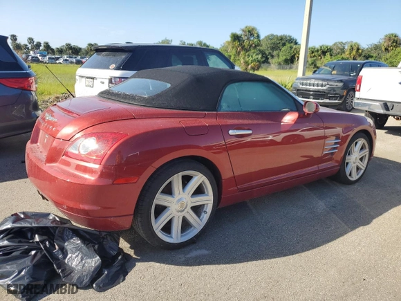 2005 Chrysler Crossfire Limited with VIN 1C3AN65L85X025758, listed as a Copart auction lot 75769904 with 0 mi miles and Non Repairable. Bid and sale history available at carsss.com. Image 3.