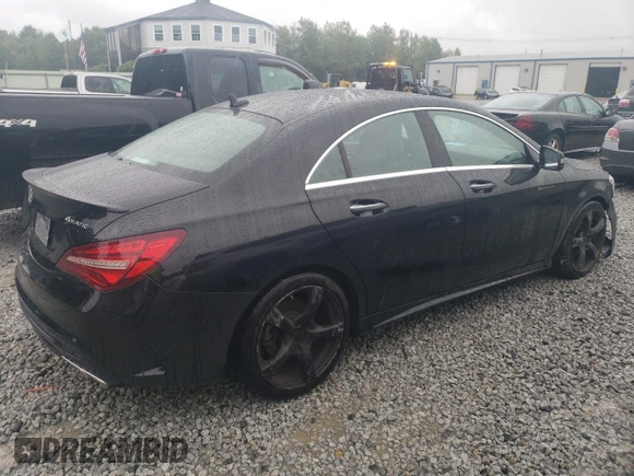 2018 Mercedes-Benz CLA 250 with VIN WDDSJ4GB9JN537111, listed as a Copart auction lot 65358253 with 64,816 mi miles and . Bid and sale history available at DreamBid. Image 3.