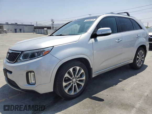 2014 Kia Sorento SX z VIN 5XYKW4A74EG547803, wystawiony jako Copart lot #58390675 z przebiegiem 138 424 mil mil oraz Szkoda całkowita • Salvage title. Historia ofert i sprzedaży dostępna na DreamBid. Obrazek 1.