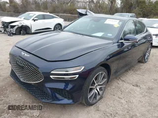 2023 Genesis G70 2.0T with VIN KMTG34TA3PU129307, listed as a IAAI auction lot 41636981 with 37,593 mi miles and . Bid and sale history available at DreamBid. Image 2.