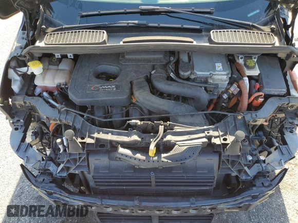 2016 Ford C-Max Energi SEL with VIN 1FADP5CU3GL119801, listed as a Copart auction lot 53696044 with 67,260 mi miles and Salvage Title. Bid and sale history available at carsss.com. Image 12.