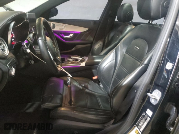 2017 Mercedes-Benz C 63 AMG with VIN 55SWF8GB8HU209805, listed as a Copart auction lot 59524155 with Not provided miles and Clean title. Bid and sale history available at DreamBid. Image 7.