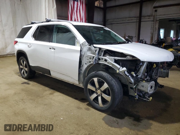 2020 Chevrolet Traverse LT with VIN 1GNEVHKW9LJ236935, listed as a Copart auction lot 56395265 with 102,336 mi miles and Salvage title. Bid and sale history available at DreamBid. Image 4.