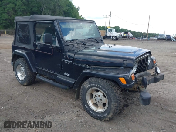 2001 Jeep Wrangler Sahara with VIN 1J4FA59S41P358035, listed as a IAAI auction lot 42685488 with 120,630 mi miles and . Bid and sale history available at DreamBid. Image 1.